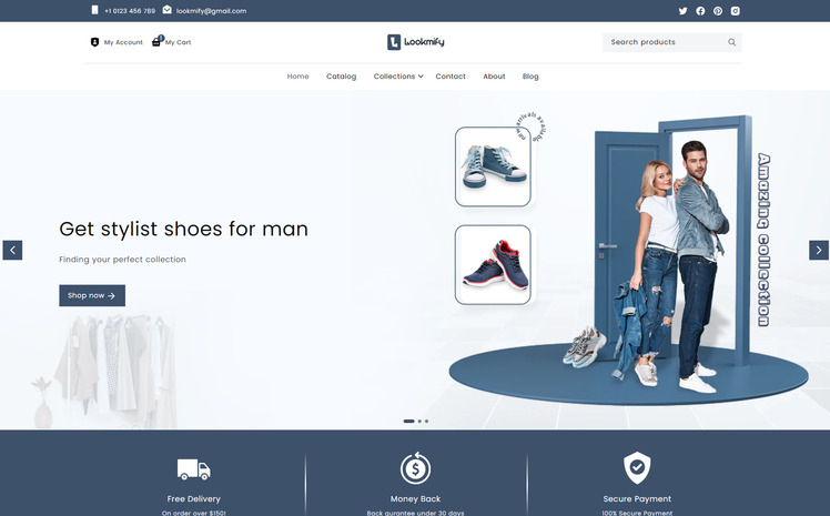Lookmify Multipurpose Premium Fashion Shopify Theme #311304