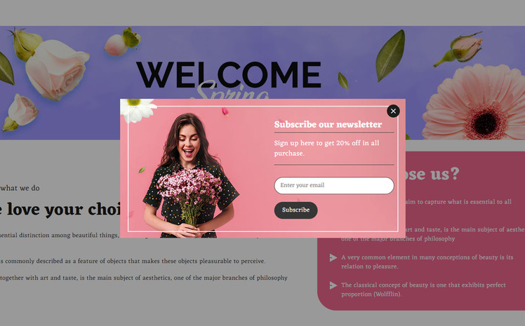 Flowerest Flower Shop Bokay Responsive Shopify Theme #318955