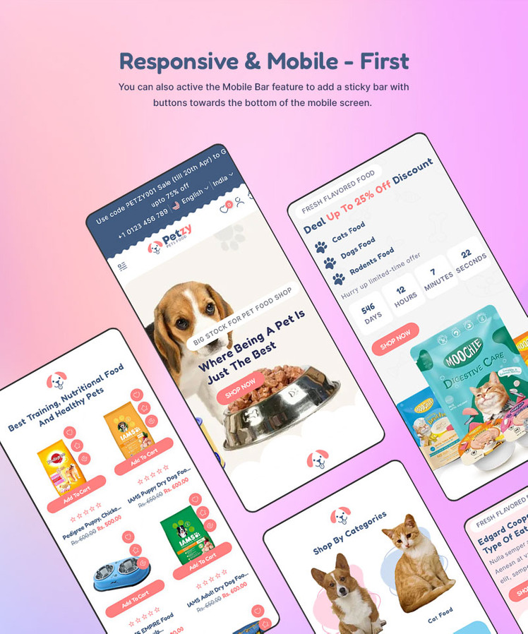 Petzy Pet Store and Pet Food Shopify Themes #349857-6