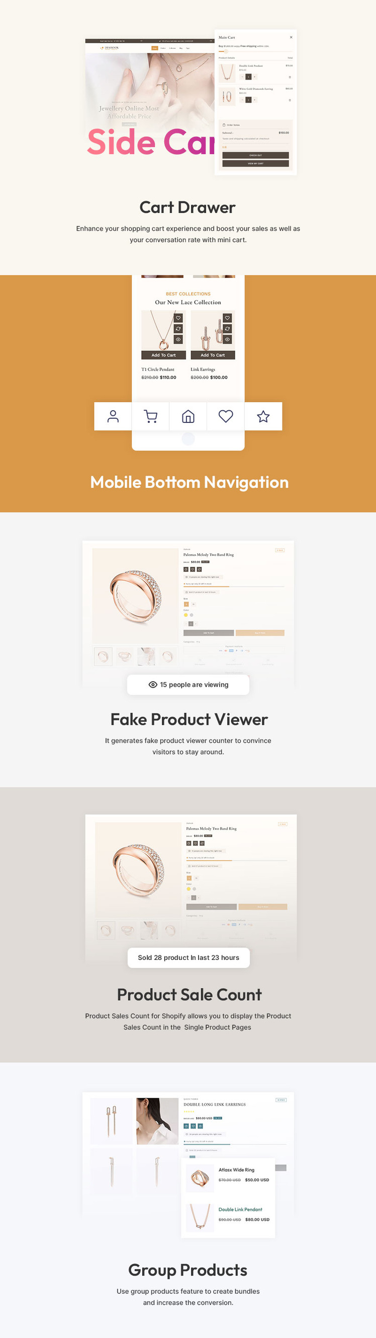 Diahook Modern Jewelry Store Shopify Responsive Theme #378438-5