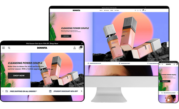 Bonnita Beauty Cosmetic Shopify Theme OS #345975-1