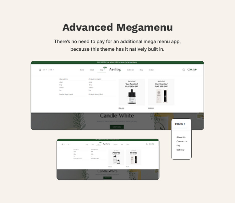 Aerloy Cosmetic Accessory High level Shopify Multi purpose Responsive Theme #403008-11