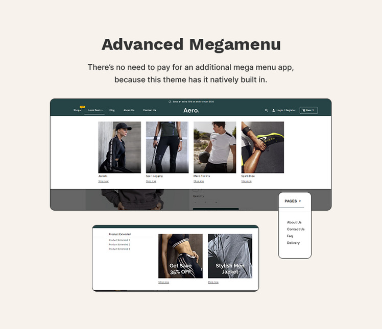 Aero Sports and Gym Fashion Accessory High level Shopify Multi purpose Responsive Theme #329816-9