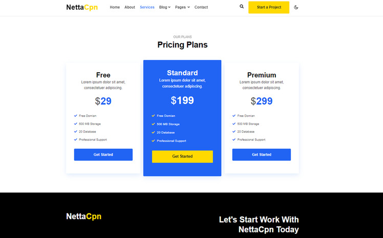 NettaCPN - Service Company - Infomation Company - Website Template ...