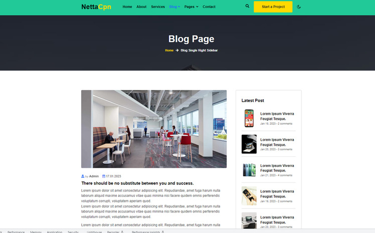 NettaCPN - Service Company - Infomation Company - Website Template ...