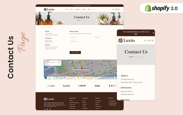 Luxio Beauty and Cosmetics Shopify Theme #363791-6