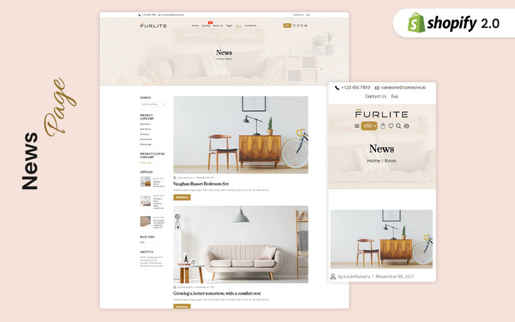 Furlite Furniture Stores Shopify Theme #372943-7