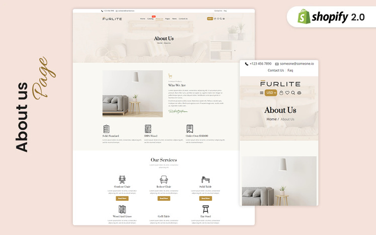 Furlite Furniture Stores Shopify Theme #372943-4