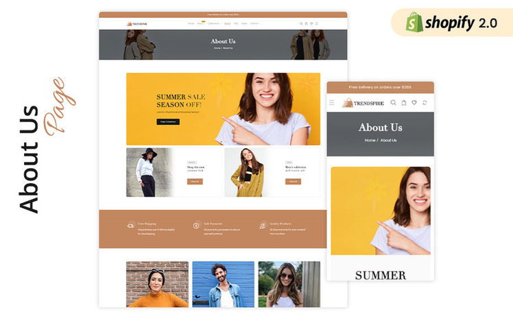 TrendSpire Apparels and Clothing Fashion Shopify Theme #373182-4