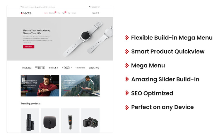 Electa Electronics Gadget Stores Shopify Theme #371879-1