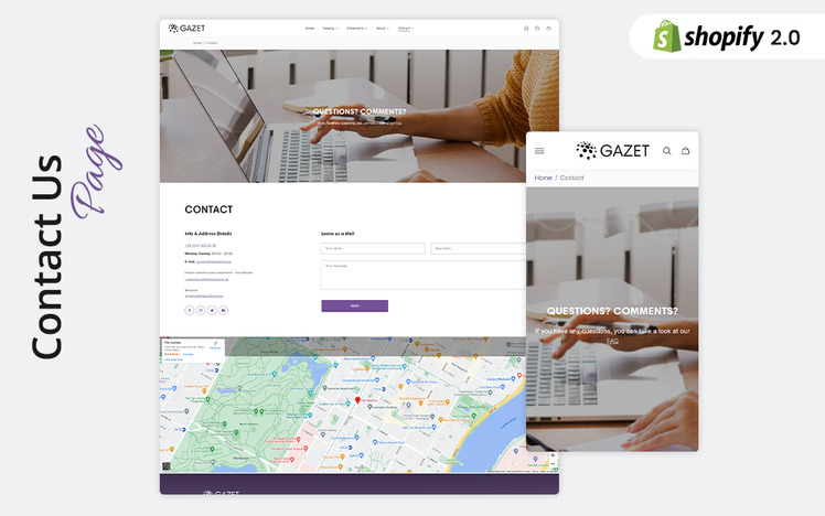 Gazet Electronic Accessories Store Shopify Theme #381438-7
