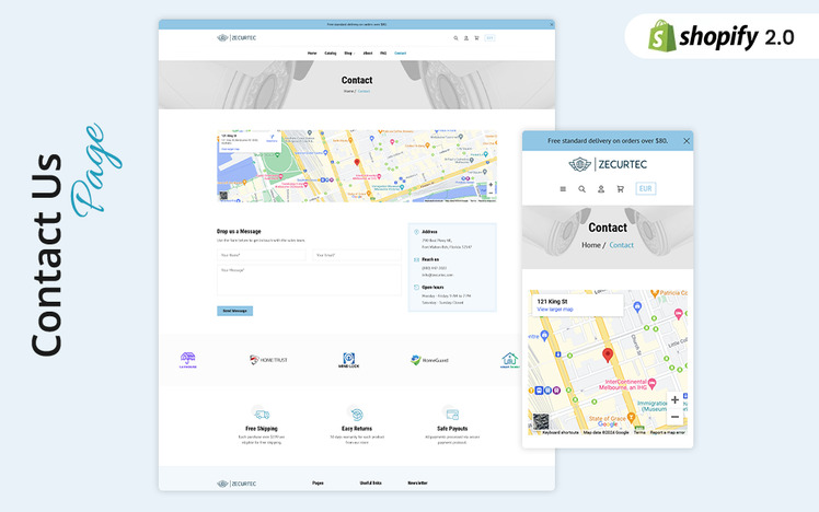 ZecurTec Home Security Supplies Shopify Store Theme #440677