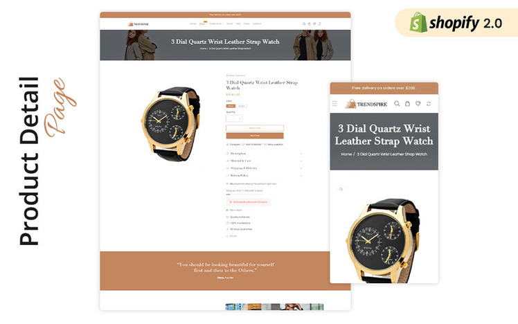 TrendSpire Apparels and Clothing Fashion Shopify Theme #373182-6