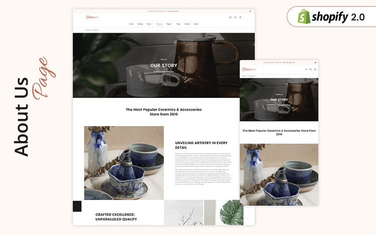 Ceramix Modern Ceramics and Pottery Decor Shopify Theme #382634-4