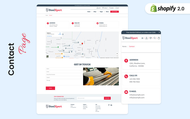 SteelXpert The Next Generation Industrial Shopify Theme #353628-9