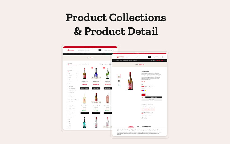 Corkle Wine Products and Winery Farm Responsive Shopify Theme #358075-2