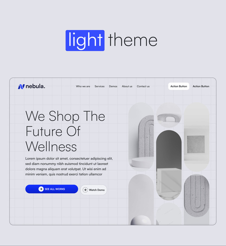 Nebula One Theme and Infinite Possibilities Transform Ideas into Digital Constellations #419087