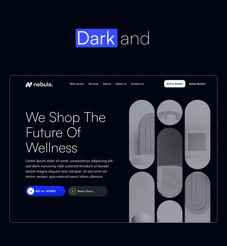 Nebula One Theme and Infinite Possibilities Transform Ideas into Digital Constellations #419087