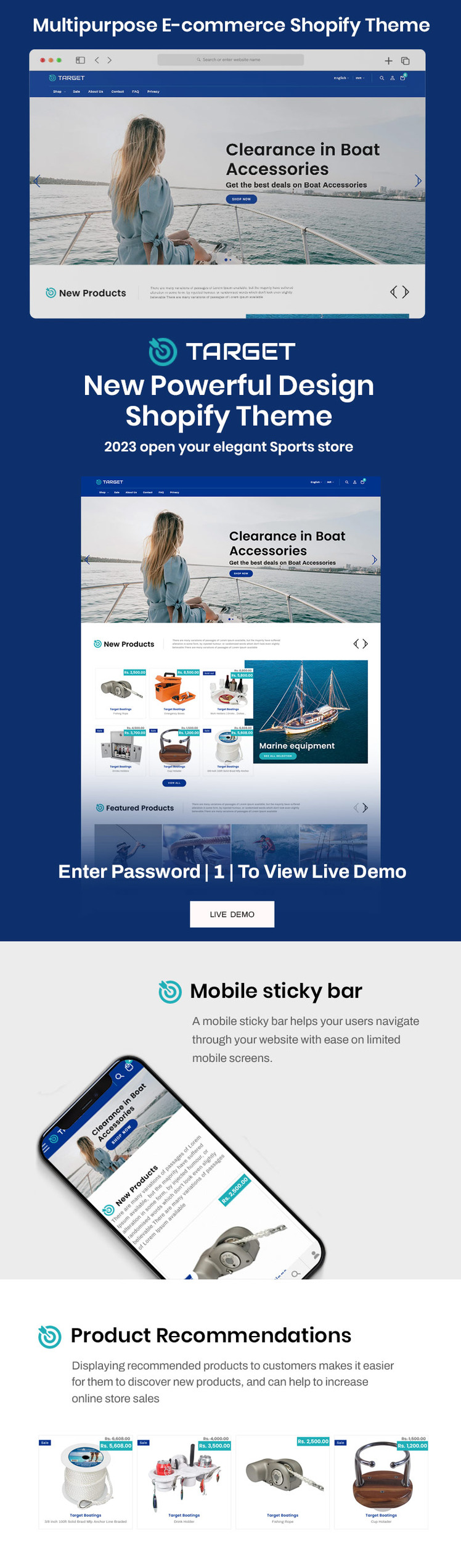 Target Fishing Cruise Online Ticket Shopify OS Theme #350353-1
