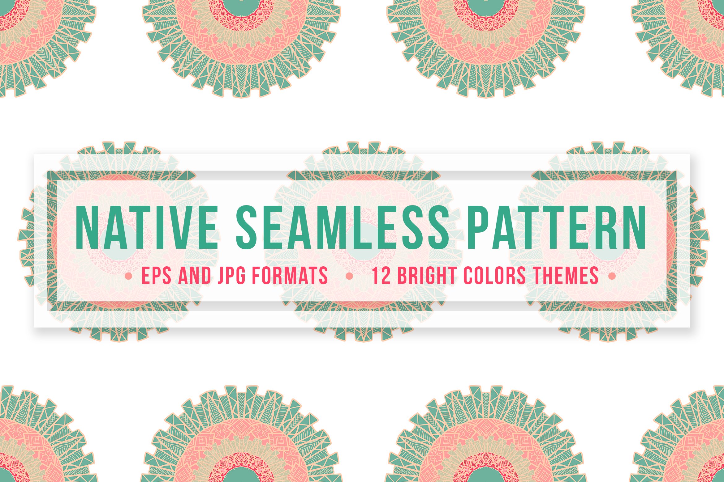 Download Pattern "240 Mandala Seamless Bundle Pattern" / 240 Mandala Seamless Bundle Pattern - Pattern на тему графика wedding,invitation,card,vintage,hand-drawn,illustration,bundle,design,template,retro,greeting,blog,packaging,fashion,elements,decorative,ornamental,vector,floral,clothing,boho,texture,fabric,