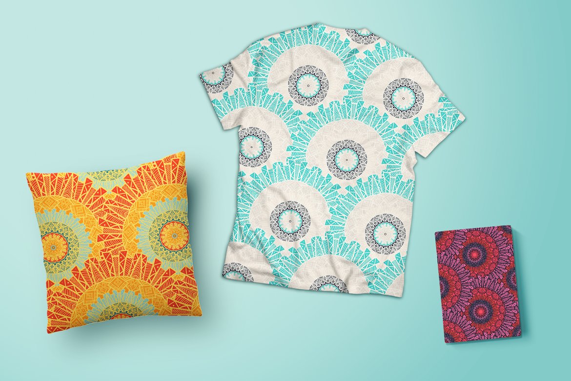 Download Pattern "240 Mandala Seamless Bundle Pattern" / 240 Mandala Seamless Bundle Pattern - Pattern на тему графика wedding,invitation,card,vintage,hand-drawn,illustration,bundle,design,template,retro,greeting,blog,packaging,fashion,elements,decorative,ornamental,vector,floral,clothing,boho,texture,fabric,