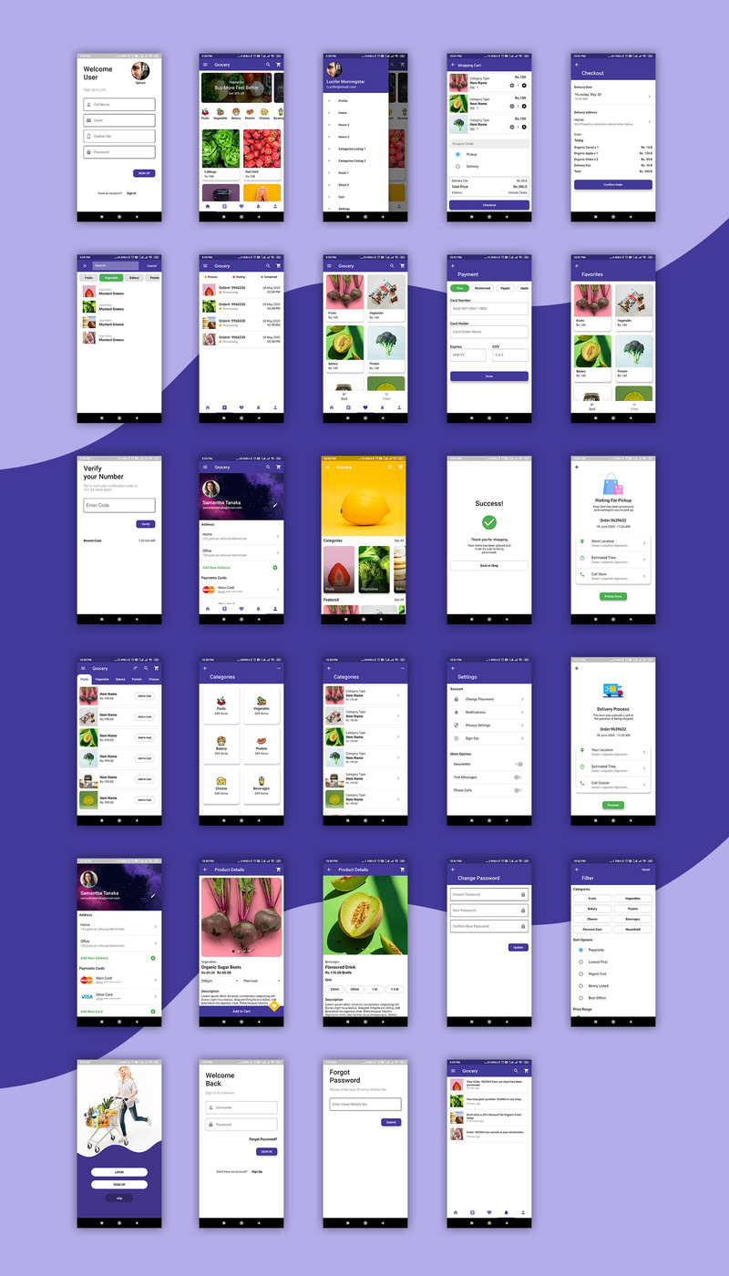 Grocery App Template - Features Image 3