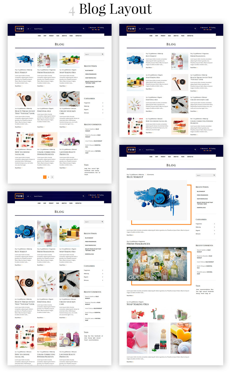 Yumi - beauty & cosmetics WooCommerce Theme - Features Image 3