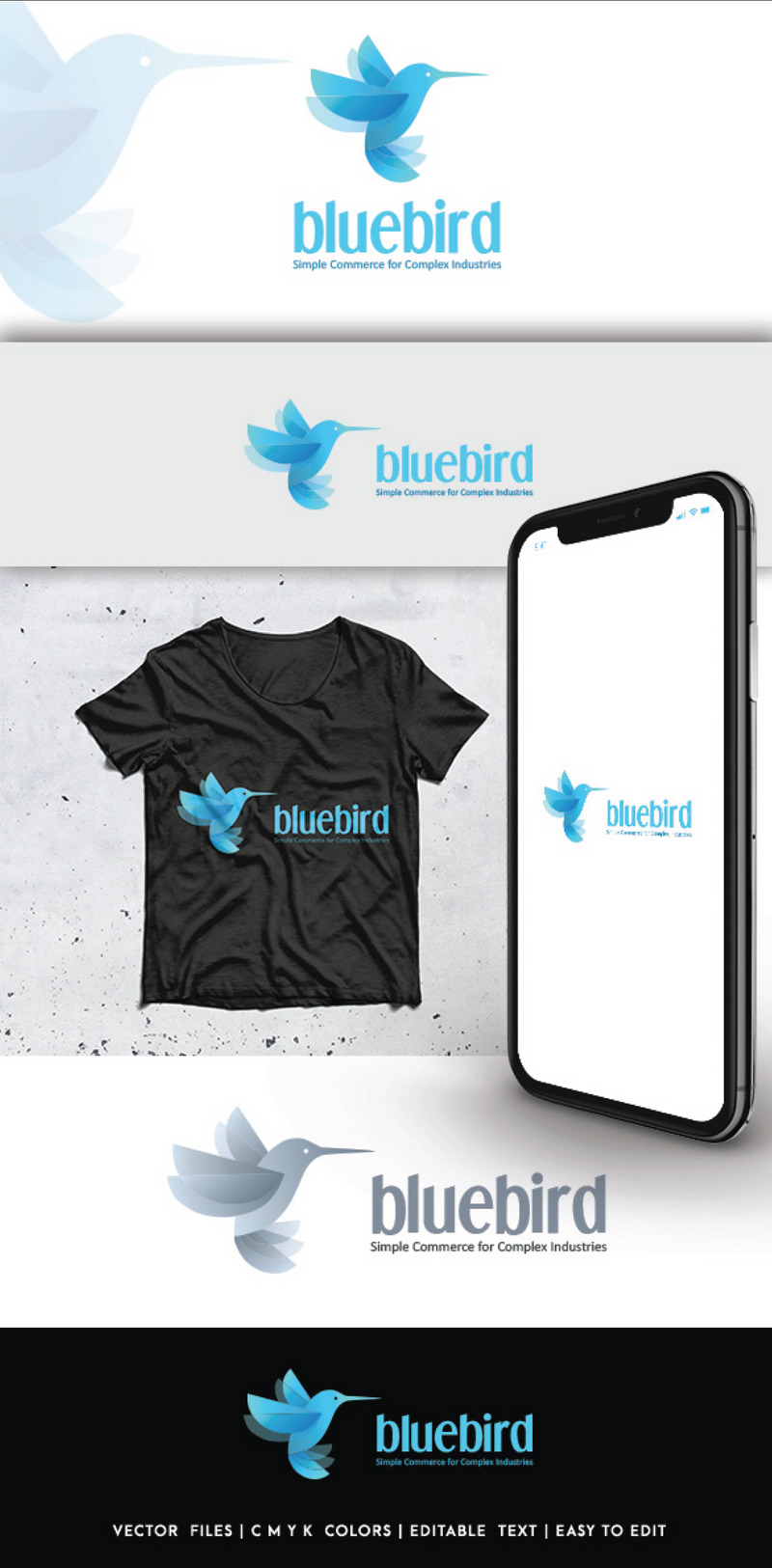 Modèle de logo d'oiseau premium - Caractéristiques de l’image 1