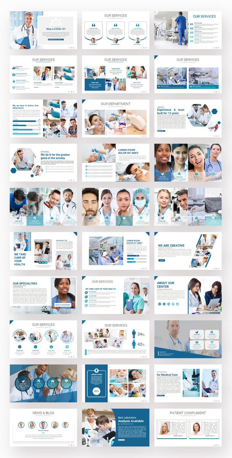 Медицинская презентация шаблон PowerPoint - Features Image 2