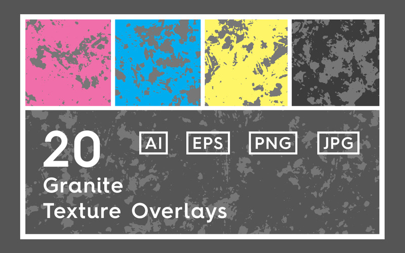20 Granite Texture Overlays Pattern - Features Image 1
