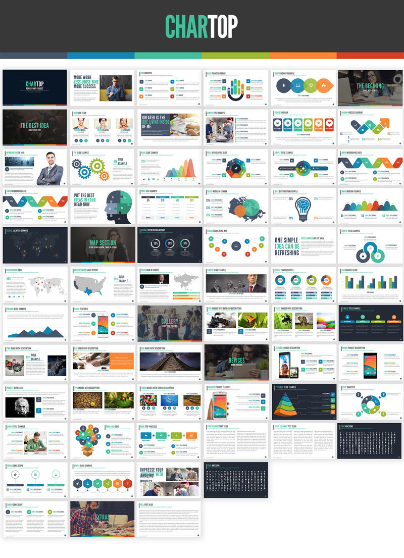 Modello PowerPoint grafico - Caratteristiche Immagine 1