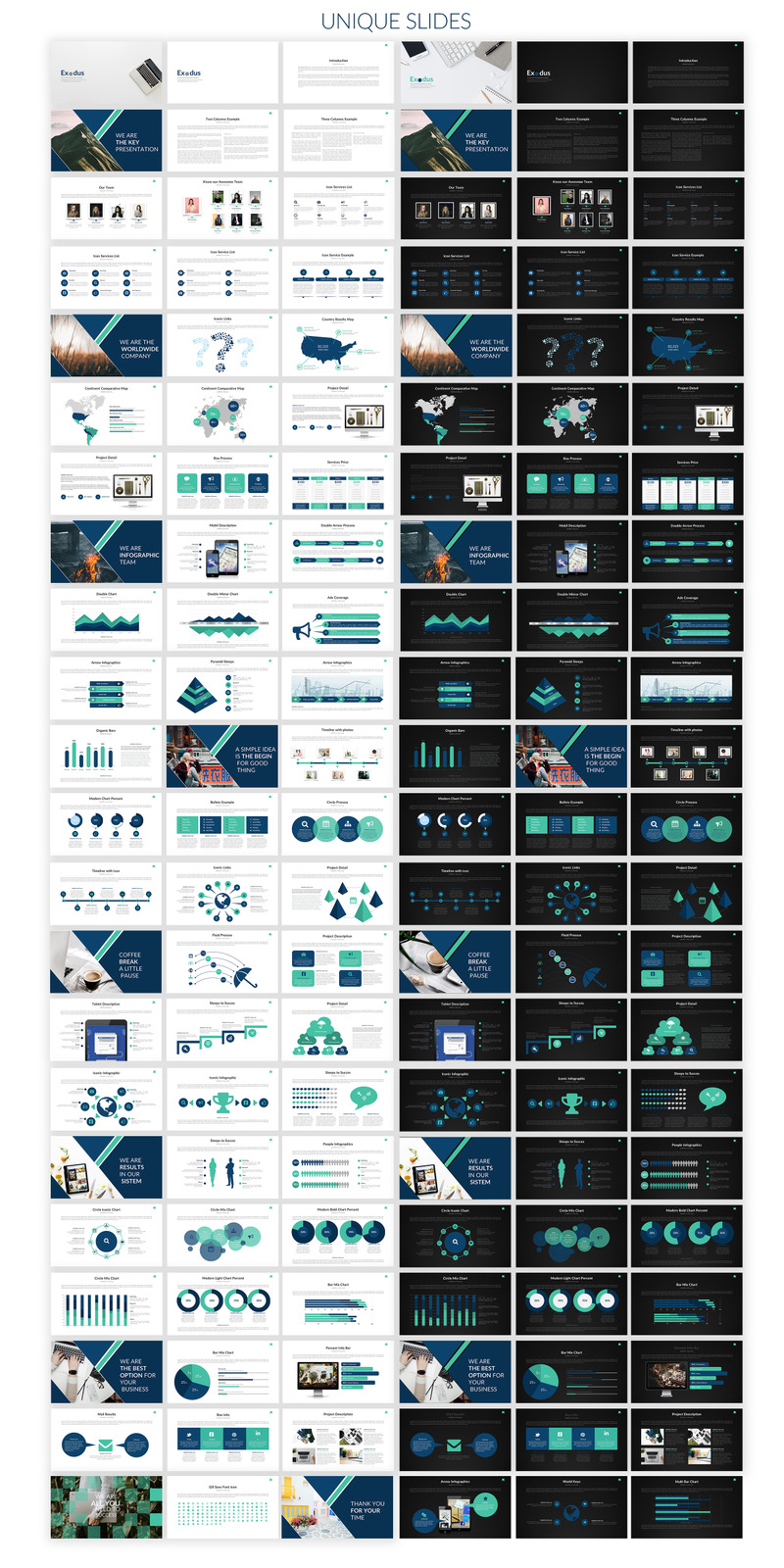 Exodus PowerPoint-Vorlage - Eigenschaften Bild 1