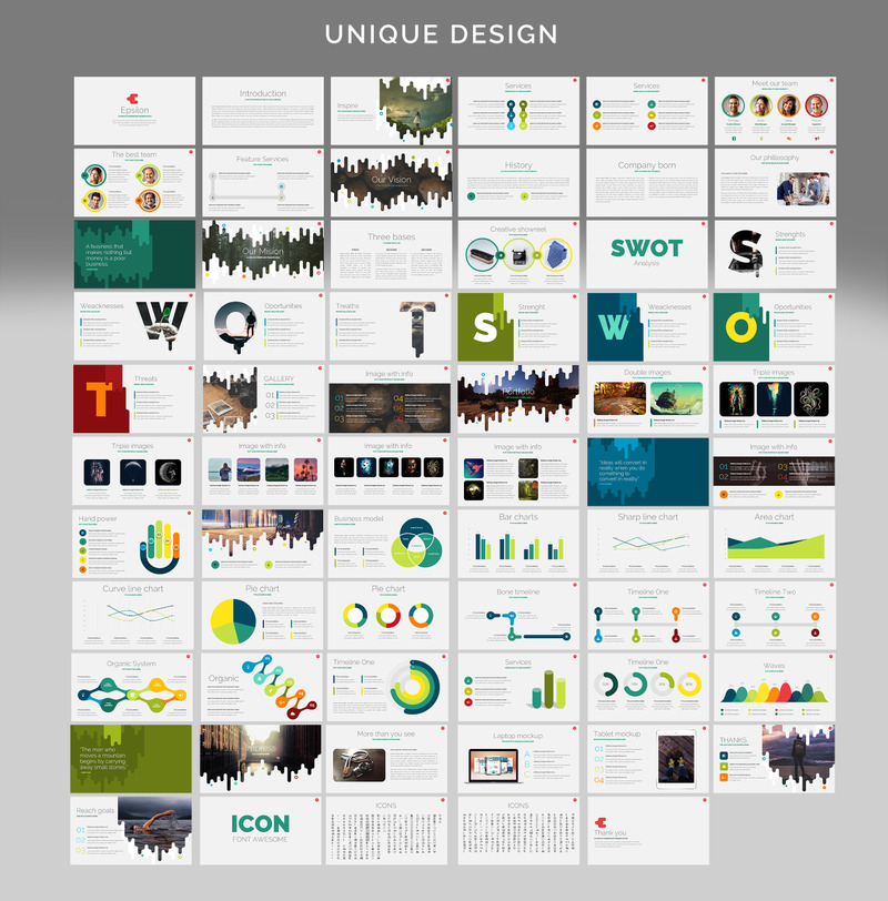 Epsilon - Keynote template - Features Image 1