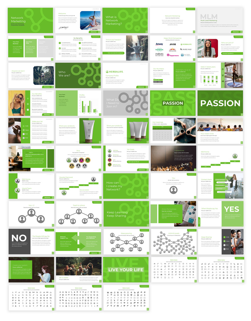 Network Marketing PowerPoint template - Features Image 3