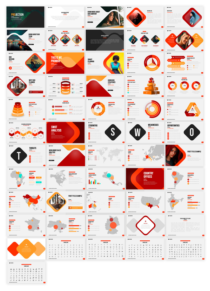 Sales Projection Template Google Slides - Features Image 1