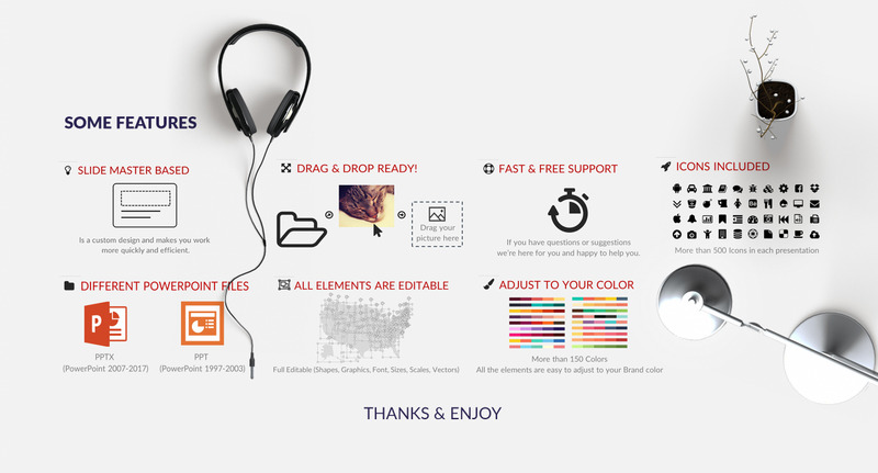 Organic Presentation PowerPoint template - Features Image 2
