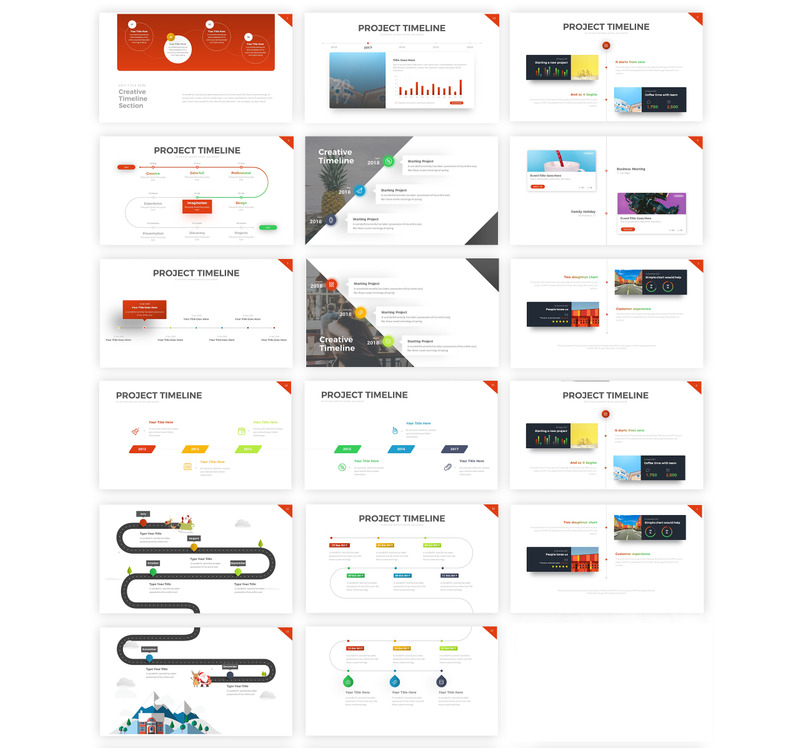 Project Timeline v5 - PowerPoint template - Features Image 6