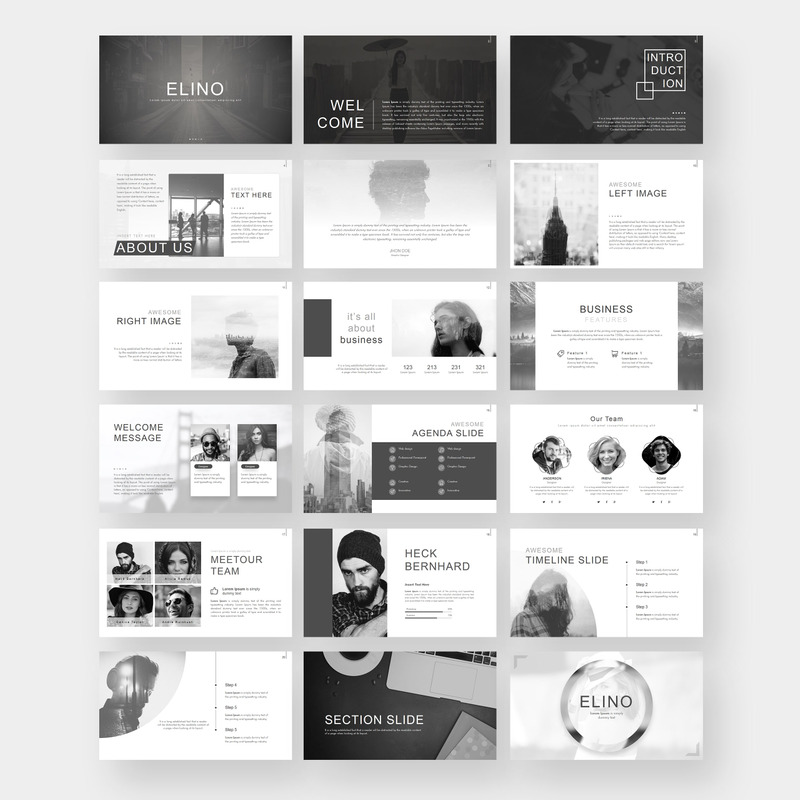 Elino PowerPoint Template - Features Image 1