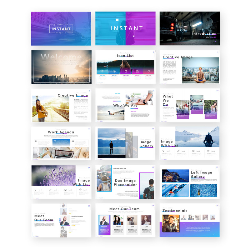 Instant PowerPoint template - Features Image 1