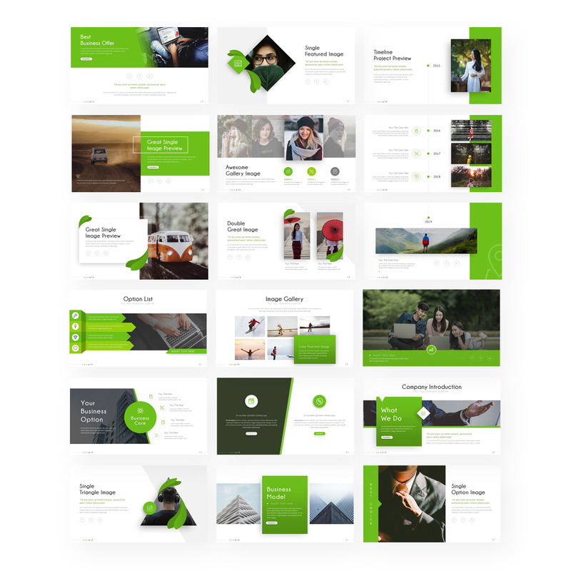 Roowth - Modern Presentation PowerPoint Template - Features Image 2