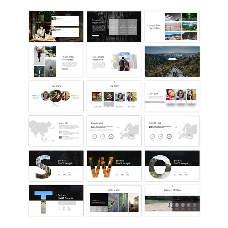 Famous - Creative PowerPoint template - Features Image 2