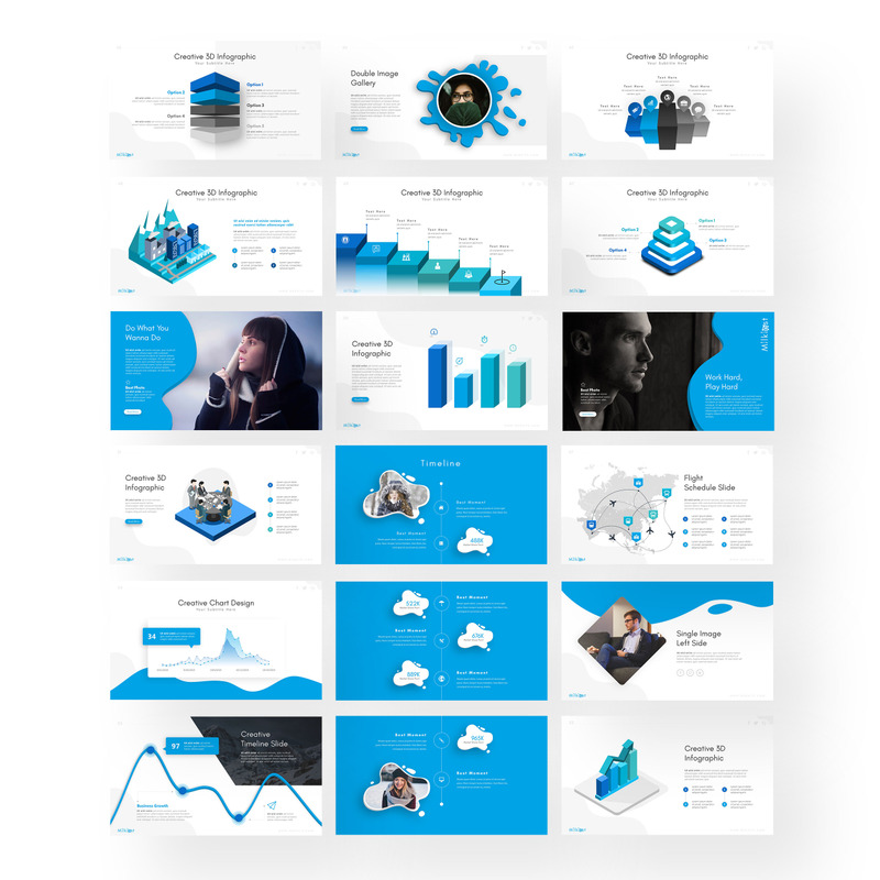 Milkiest Creative PowerPoint Template - Features Image 3