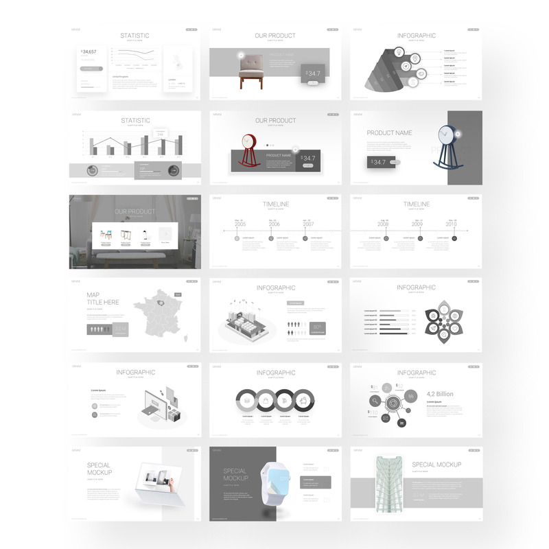 Minim - 简单的PowerPoint模板 - Features Image 3