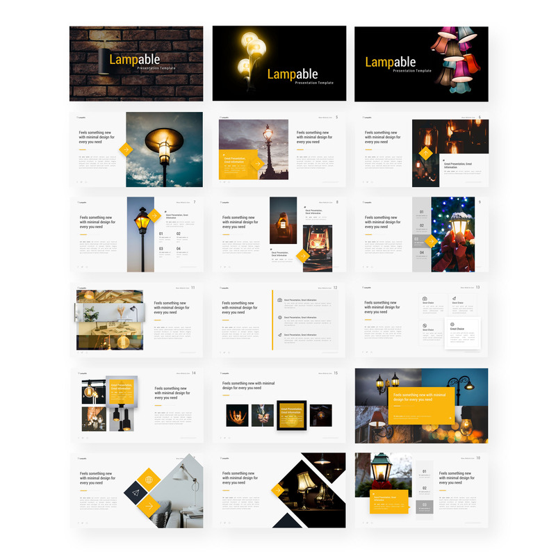 Lampbar - Kreativ PowerPoint-mall - Features Image 1