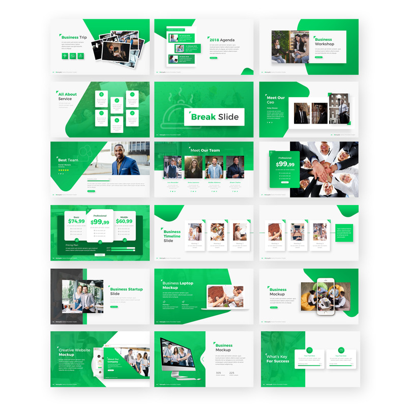 Motropolis – бізнес шаблон PowerPoint - Features Image 2