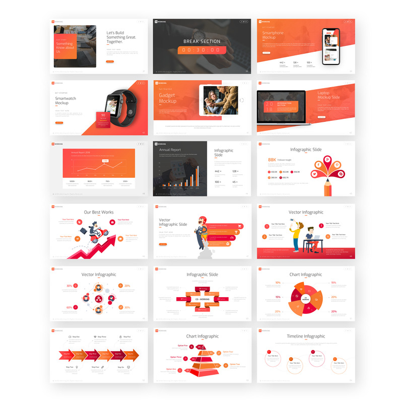 Coworking PowerPoint-Vorlage - Eigenschaften Bild 3