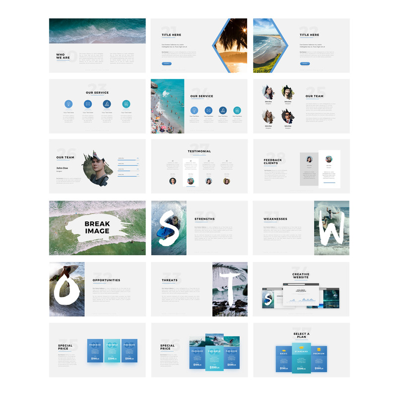Adventurous - Brush PowerPoint Template PowerPoint 模板 #75515——特色图像 2