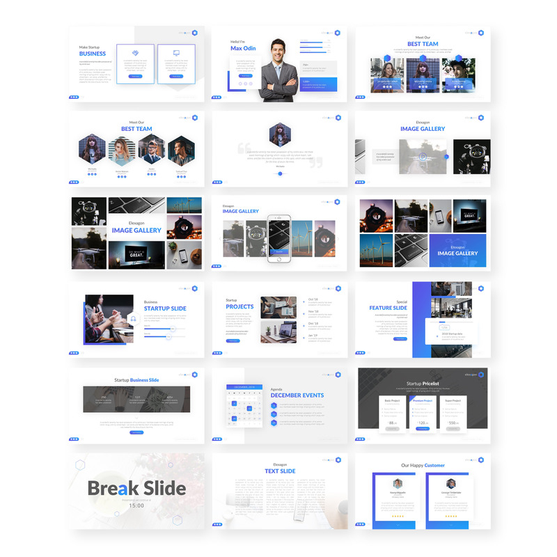 Elexagon – запуск шаблону PowerPoint - Features Image 2