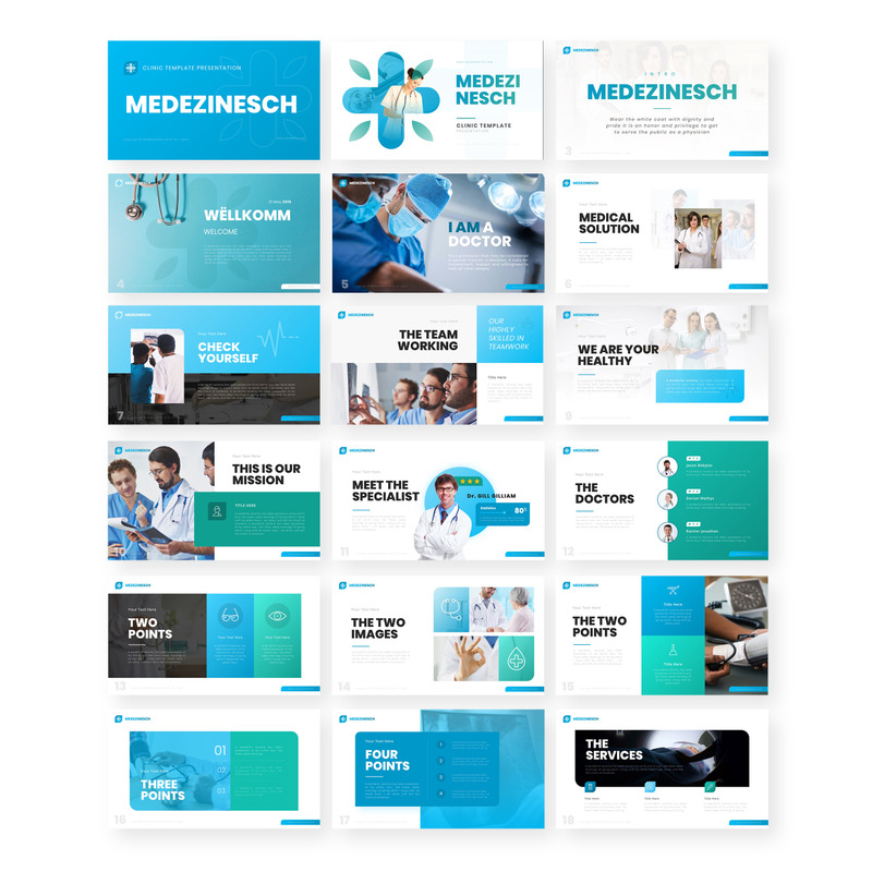 Medezinesch - Medical PowerPoint template - Features Image 1
