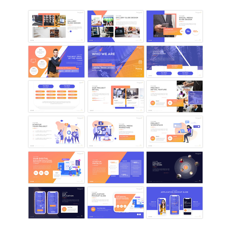 Ferguso - Creative PowerPoint template - Features Image 2